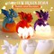 JMMICO Paint Your Own Dragon Lamp Craft Kit, Painting Kits for Kids Ages 4-8, DIY Dragon Craft Night Light with 12 Colors Paint, Arts and Crafts for Kids Ages 6-14,Pat-pat Drawing Toys Birthday Gift